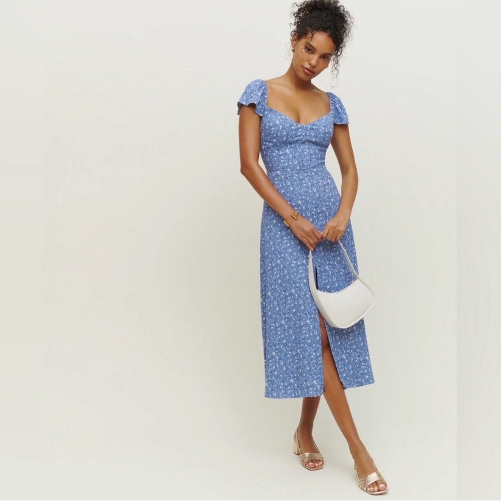 Reformation Baxley Dress in Eve / Size 4